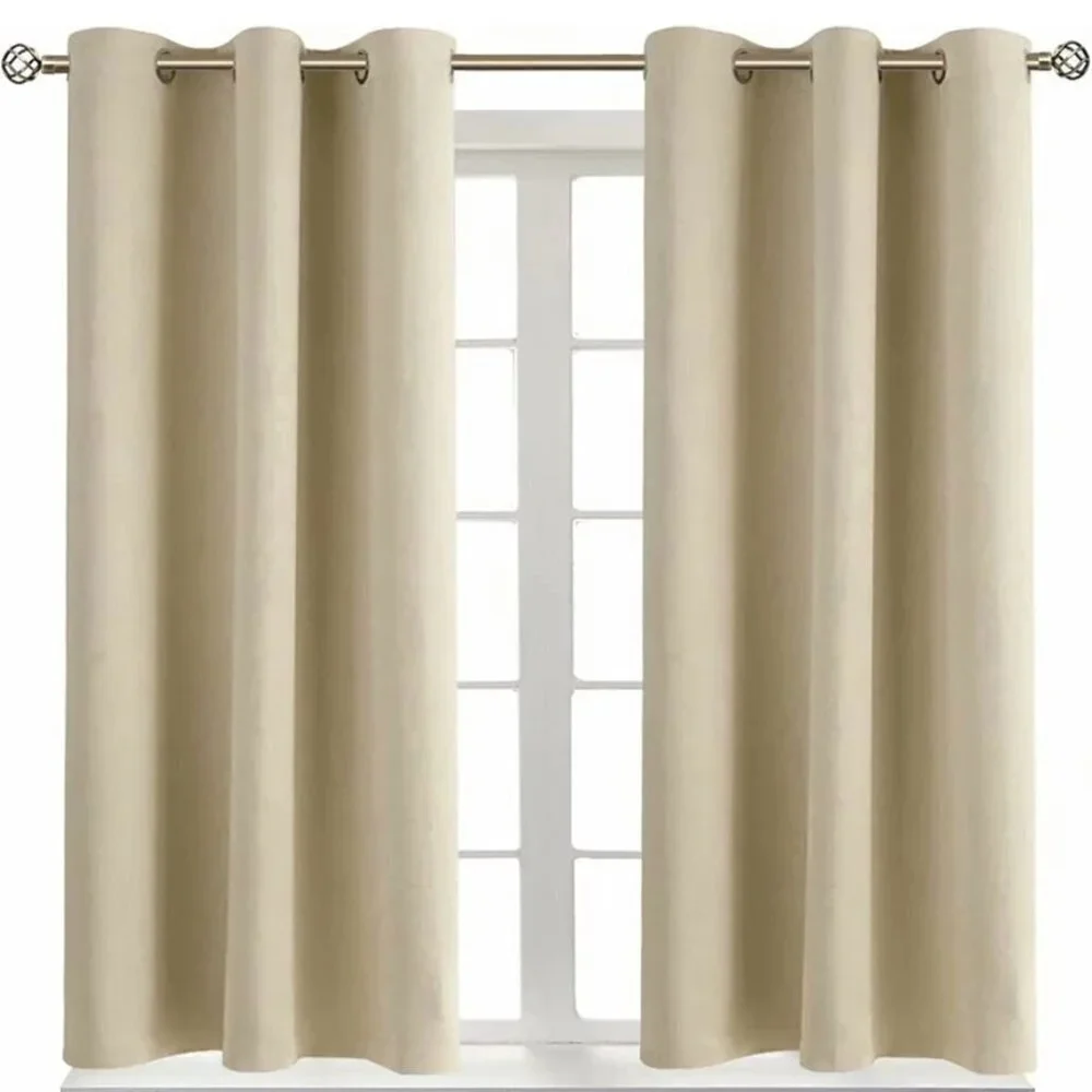 BGment Room Darkening Thermal Insulated Drapes, 2 Panels, 38x45